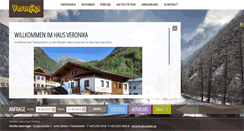 Desktop Screenshot of haus-veronika.com